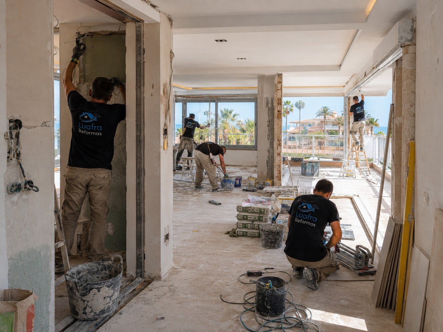 Trabajo realizado por Reformas Luafra en Tenerife